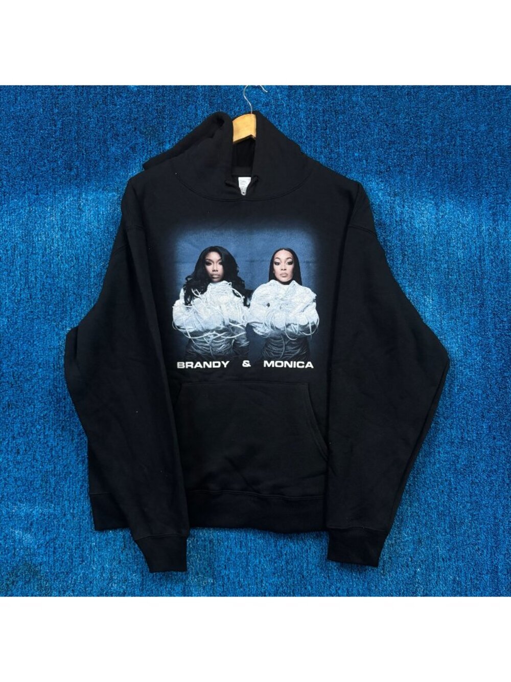 Brandy & Monica Graphic Hoodie Size Large